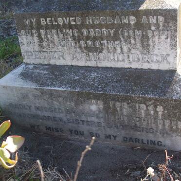 BECK Peter Arnold -1948