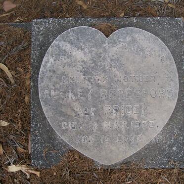 BERESFORD Audrey nee PRICE -1952