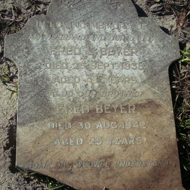 BEYER Fred  -1935 :: BEYER Fred  -1942 