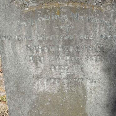 BERGTHIEL Sarah -1932