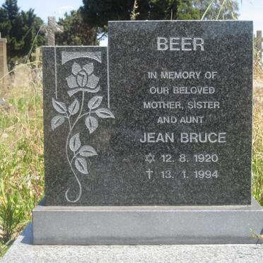 BEER Jean Bruce 1920-1994