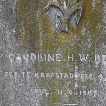 BECK Caroline H.W. 1830-1907