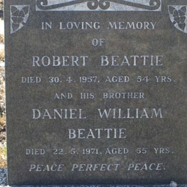 BEATTIE Robert -1957 :: BEATTIE Daniel William -1971