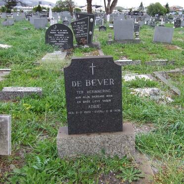 BEVER Adrie, de 1920-1970