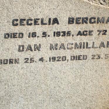 BERGMAN Cecilia -1935 :: MACMILLAN Dan 1920-1975