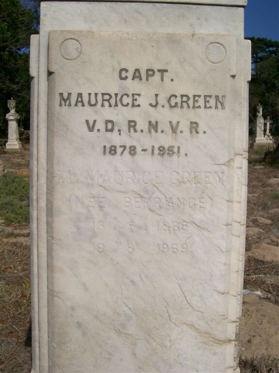 GREEN Maurice J. 1878-1951 &amp; E.L. Maurice Green BERRANGé 1888-1969