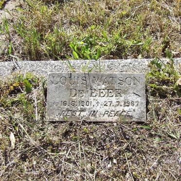 BEER Louis Watson, de 1901-1967