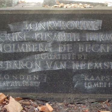 BECKFELT Louise Elisabeth Hermine Holmberg, de 1880-1952