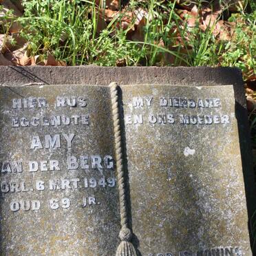 BERG Amy, van der -1949