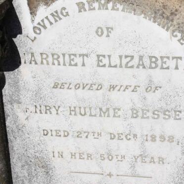 BESSELL Harriet Elizabeth -1898