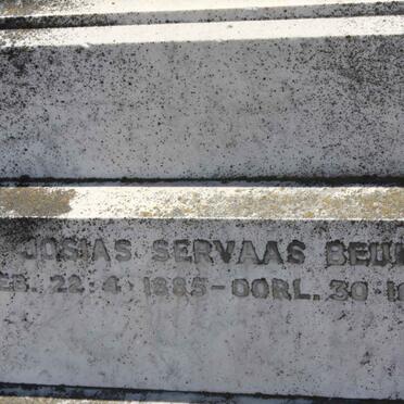 BEUKES Josias Servaas 1885-1954