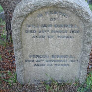 BIRRELL William -1939 :: BIRRELL Fergus -1932 :: BIRRELL Eliza nee FERGUSON -??