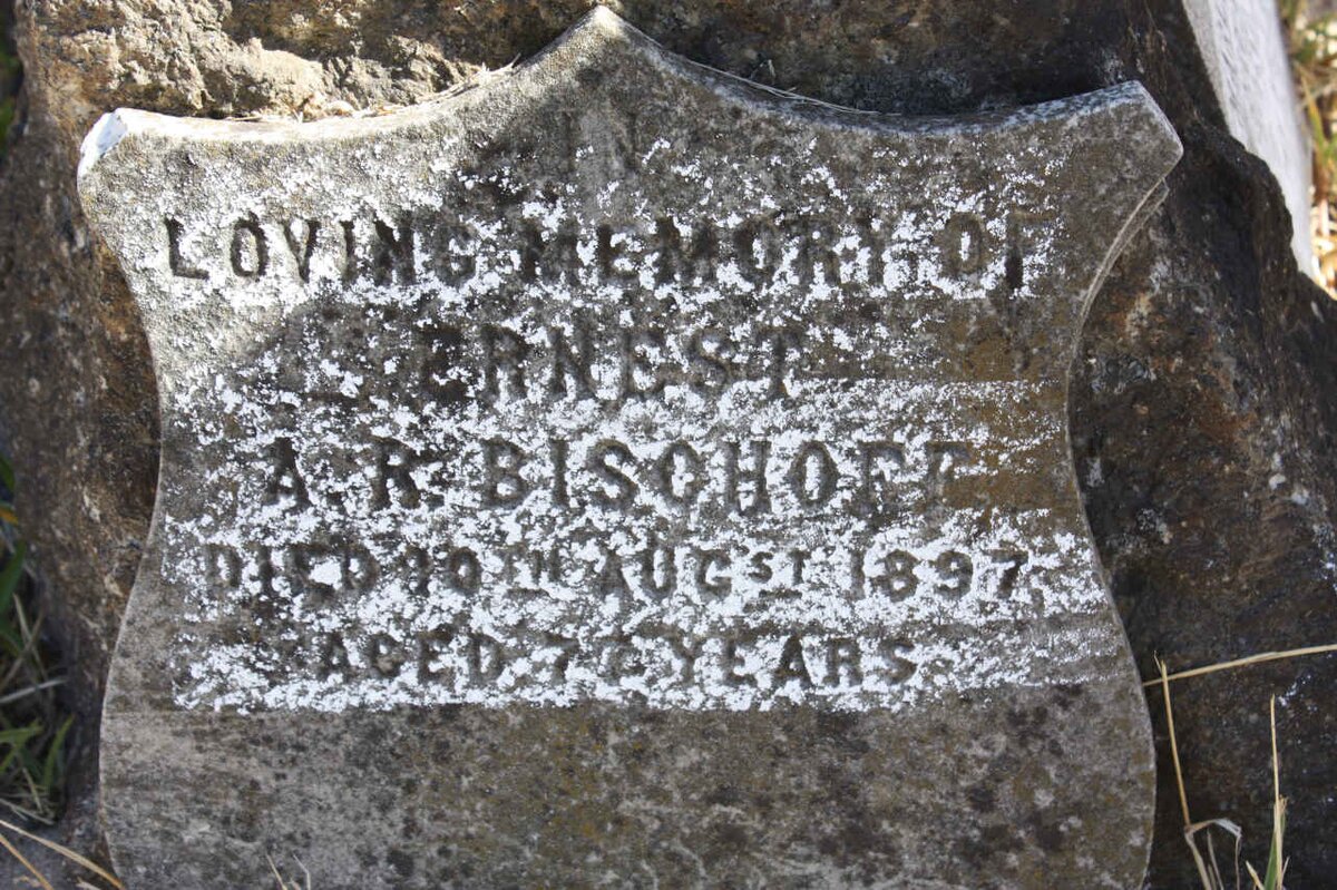 BISCHOFF Ernest A.R. -1897