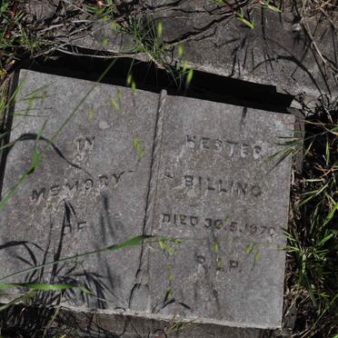 BILLING Hester -1970