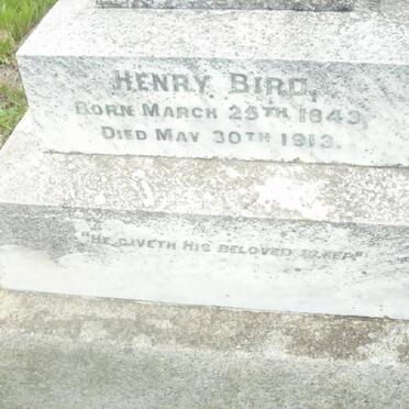 BIRD Henry 1843-1913