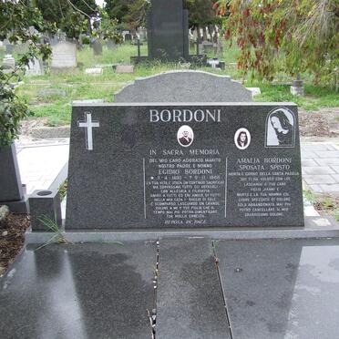 BORDONI Egidio 1893-1966 :: SPISTO Amalia Bordoni Sposata