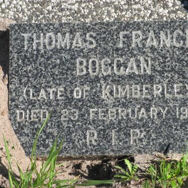 BOGGAN Thomas Francis -1934