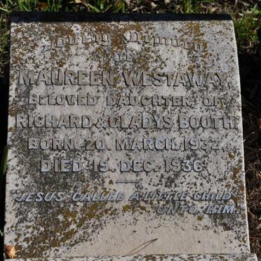 BOOTH Maureen Westaway 1932-1936