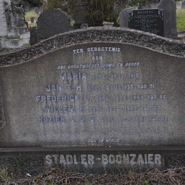 BOONZAIER Maria, STADLER -1915 :: STADLER-BOONZAIER Puzier J.D.O.-1949