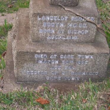 BOOTH Lancelot Parker -1925