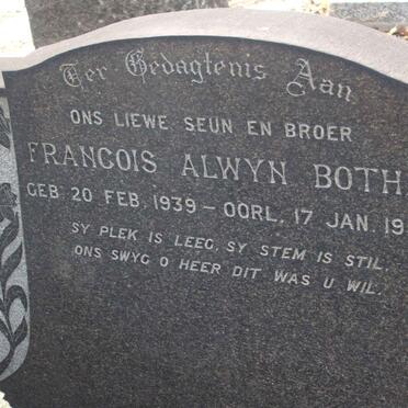 BOTHA Francois Alwyn 1939-1956