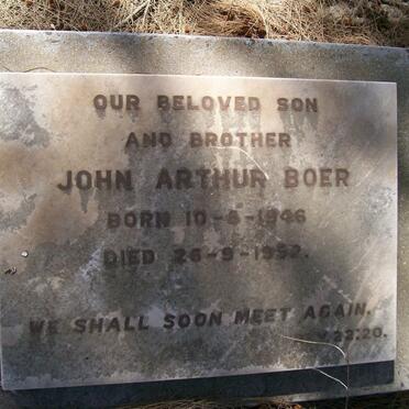 BOER John Arthur 1946-1952