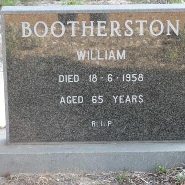 BOOTHERSTON William -1958
