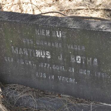 BOTHA Martinus J. 1877-1951