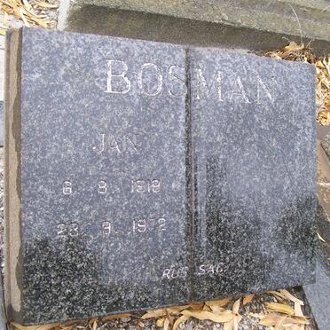 BOSMAN Jan 1919-1972