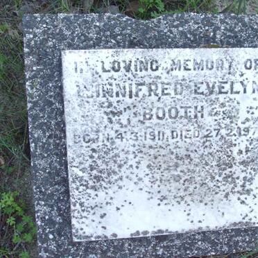 BOOTH Winnifred Evelyn 1911-1975