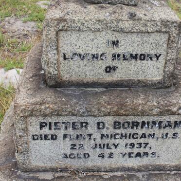 BORNMAN Pieter D. -1937
