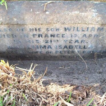 BOSSENGER Emma Isabella -1930 :: BOSSENGER William -1918