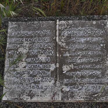 BOERO Emily nee MAYNARD 1864-1929 :: BOERO GiaComino nee MASON 1858-1929 :: BOERO Mervain ?-1952