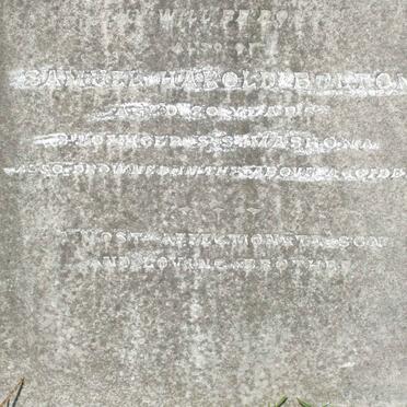 BOLTON  Samuel Harold -1900