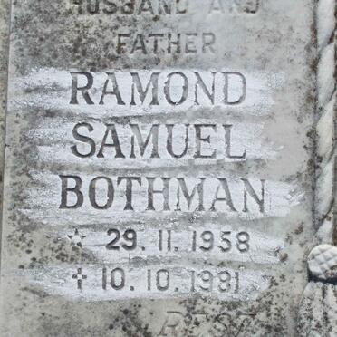 BOTHMAN Ramond Samuel 1958-1981