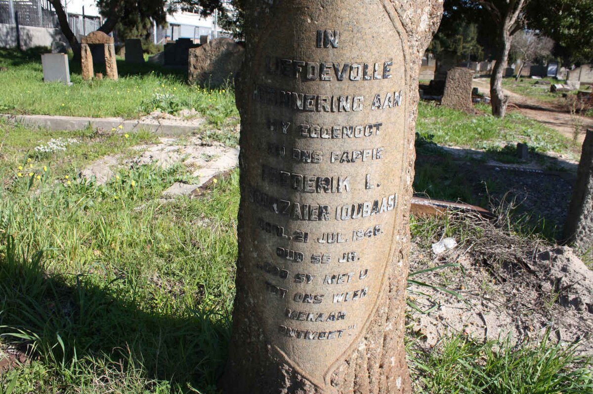 BOONZAIER Frederik L. -1946