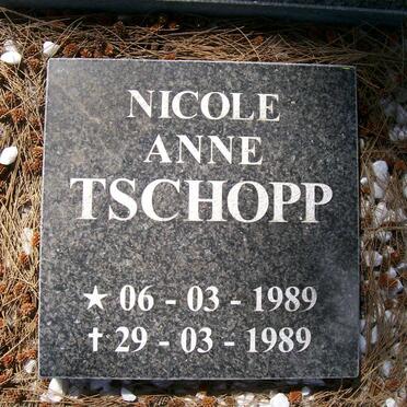 TSCHOPP Nicole Anne 1989-1989