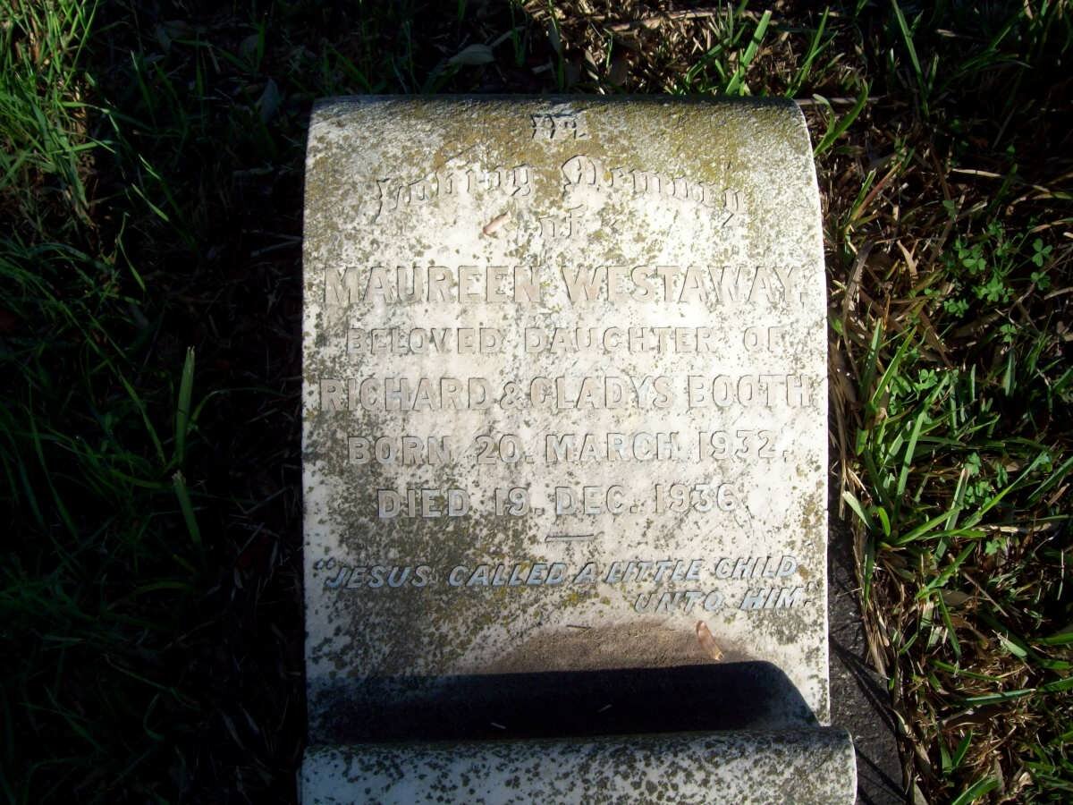 BOOTH Maureen Westaway 1932-1936