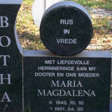 BOTHA Maria Magdalena 1942-1991