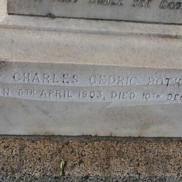 BOTHA Charles Cedric 1903-1968