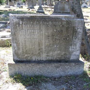 BOSSENGER James Frederick 1897-1953 &amp; Maud 1896-1959