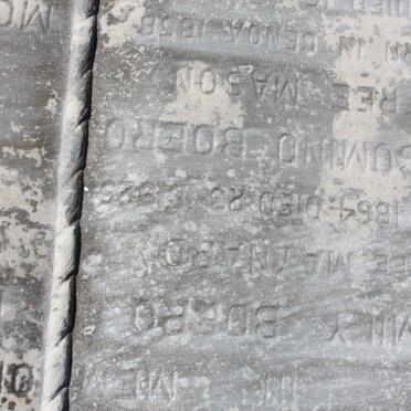 BOERO Giagomino 1858-1929 &amp; Emily MAYNARD 1864-1925