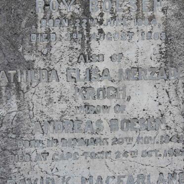 BOESEN :: KROCH :: MACFARLANE 