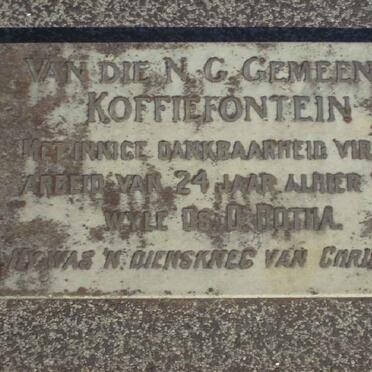 BOTHA David 1879-1948 &amp; Catherina Louisa DIPPENAAR 1881-1966 