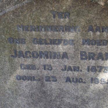 BRAND Jacomina 1875-1952