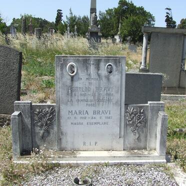 BRAVI Attilio 1913-1965 &amp; Maria 1912-1987
