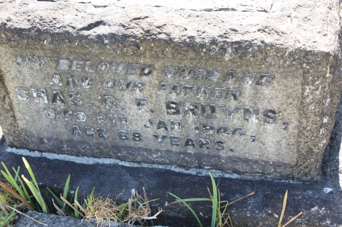 BRUYNS Chas. G. F. -1944