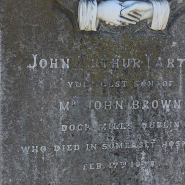 BROWN John Arthur -1898