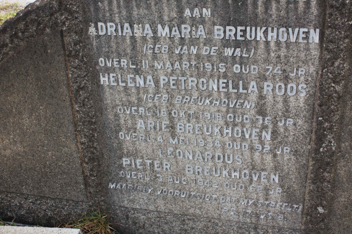 BREUKHOVEN Arie -1934