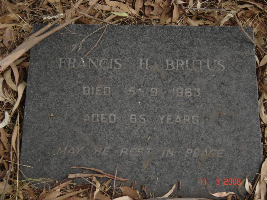 BRUTUS Francis -1963